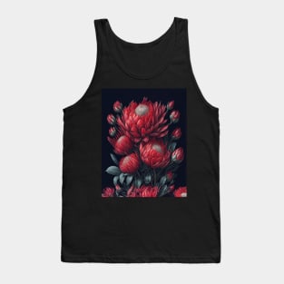 King Protea Flower | South Africa National Flower | National Sport Symbol Tank Top